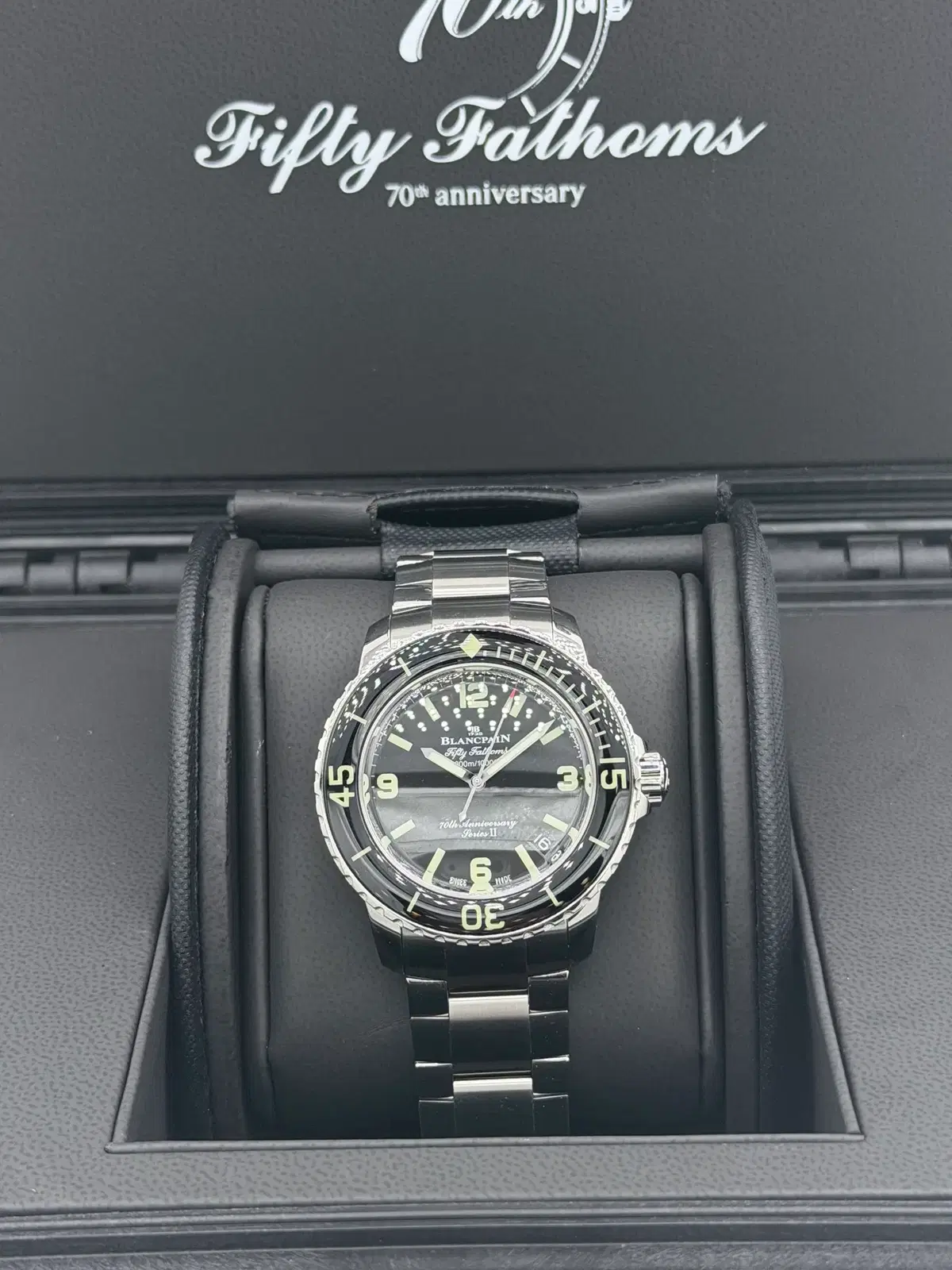 블랑팡 피프티 패덤즈 70주년 전세계 70피스 한정판 액트1 42MM 2023년06월식 추가 브레이슬릿 + 스트랩 희소성 최고 풀구성품 급매 및 교환 판매합니다.