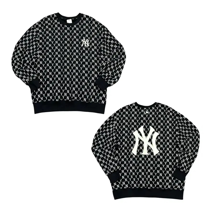 # (바배) MLB 뉴욕양키즈 모노그램 맨투맨