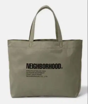NEIGHBORHOOD 토트백 SPECIFICATION