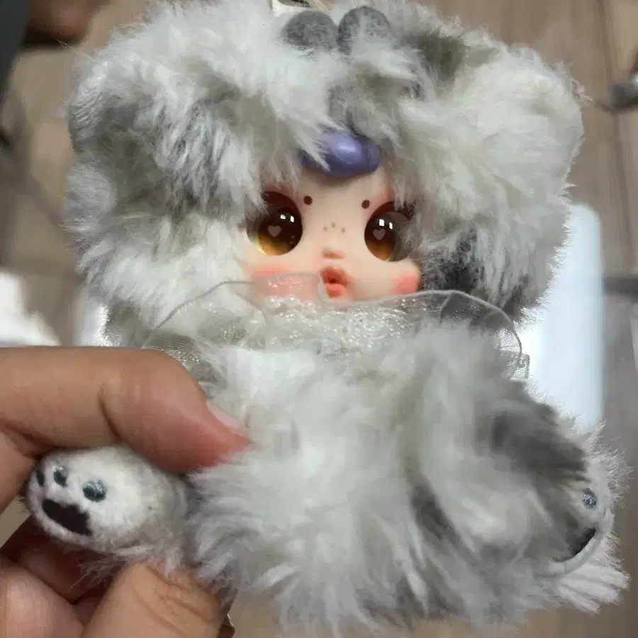 꼬리 돌아가는 인형 키링