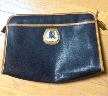 [빈티지] Lancel 란셀 클러치백 문장 로고