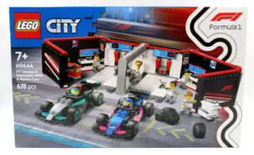 LEGO LEGO CITY F1 GARAGE & MERCED-AMG & ALPINE CAR 60444