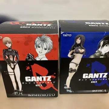 [ 미개봉품 ] GANTZ 간츠의 리얼 피규어 전 2종 세트 키시모토 메구미 & REIKA