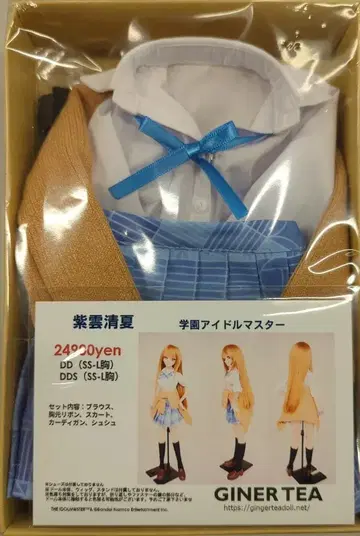 GINGER TEA DD DDS(SS-L 가슴) 사이즈 의상 학원 아이돌 마스터 시운 세이카