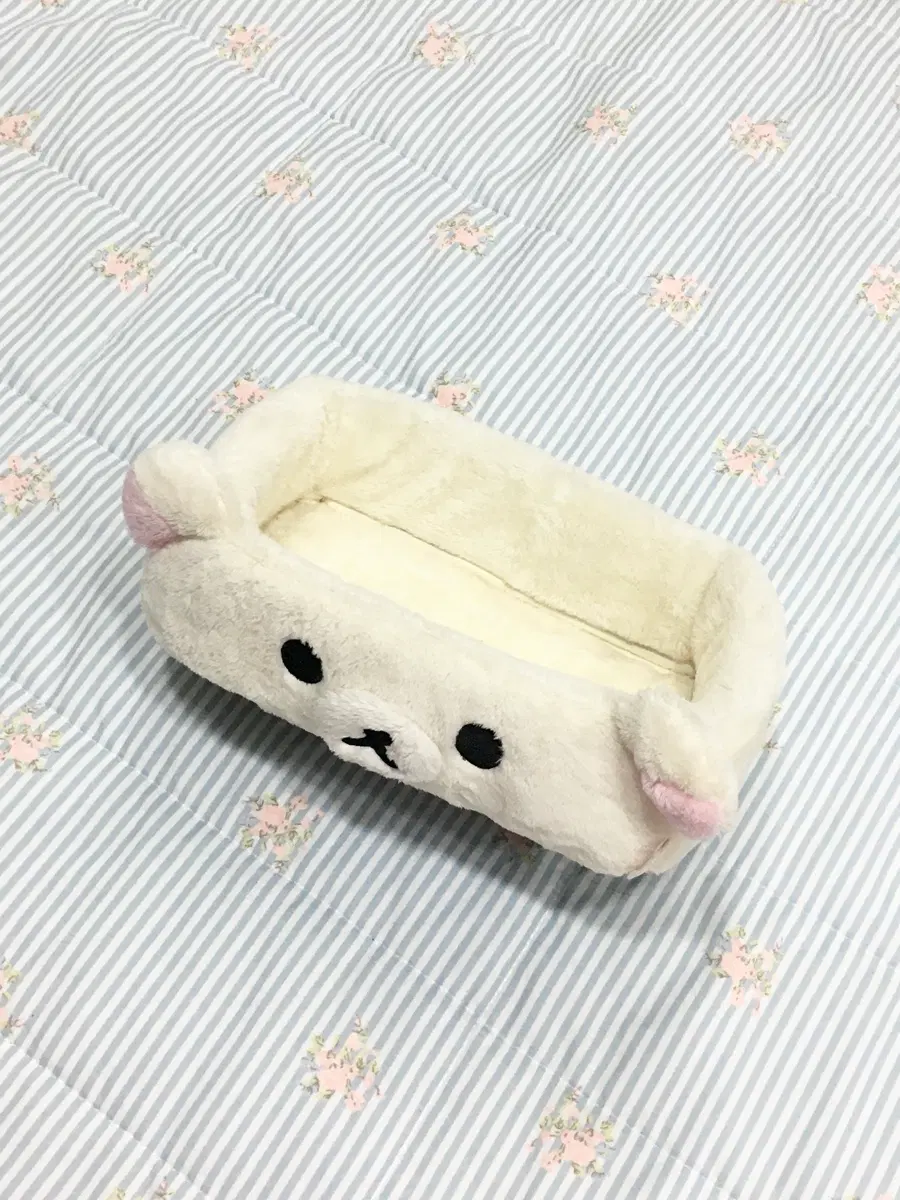 코리락쿠마 페이스 직사각 멀티트레이 / 리락쿠마 인형