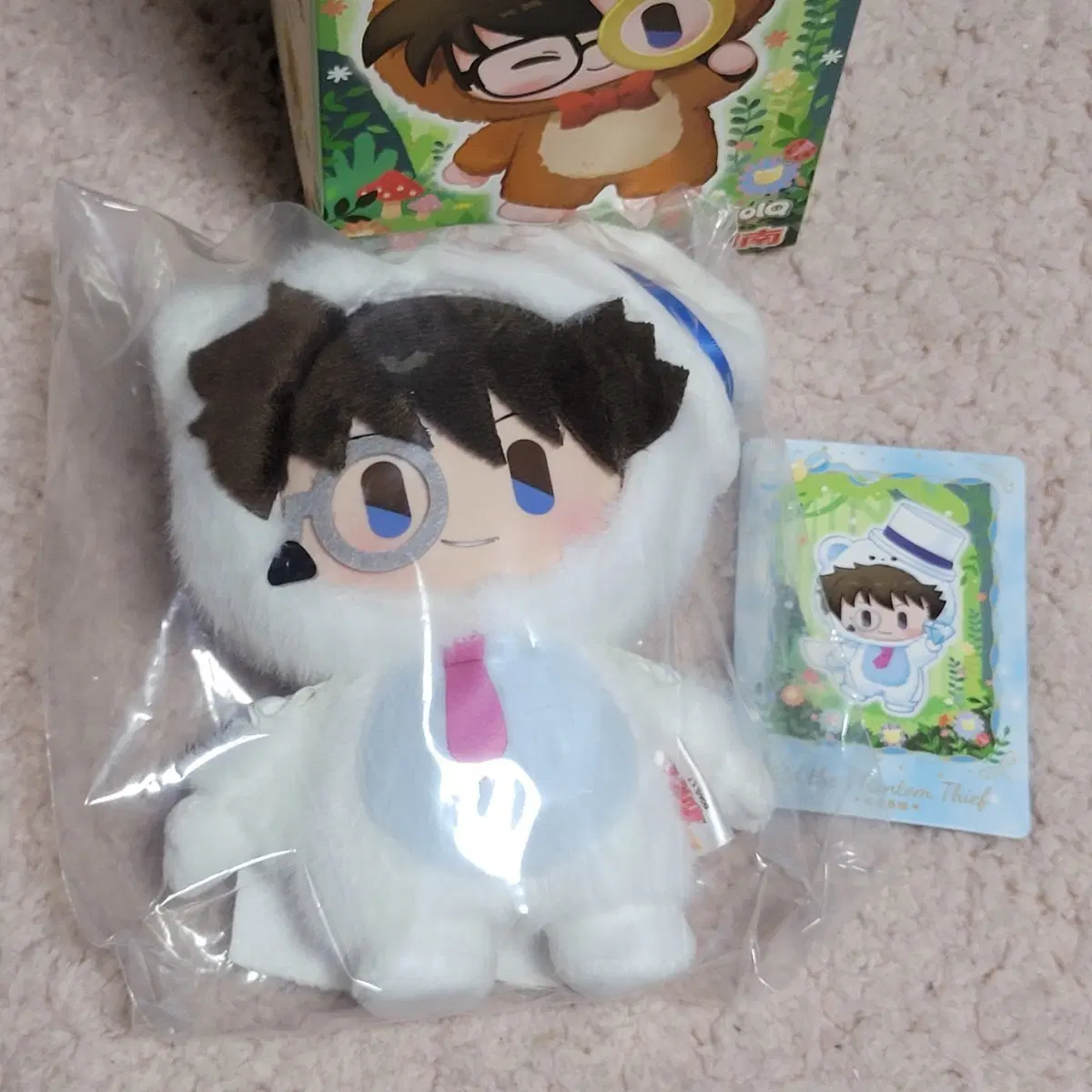 명탐정코난 중국 곰 인형 키링 누이 괴도 키드 미개봉