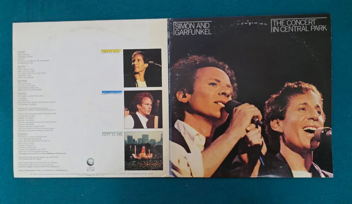 사이먼 앤 가펑클 2LP - The Concert in Central Park