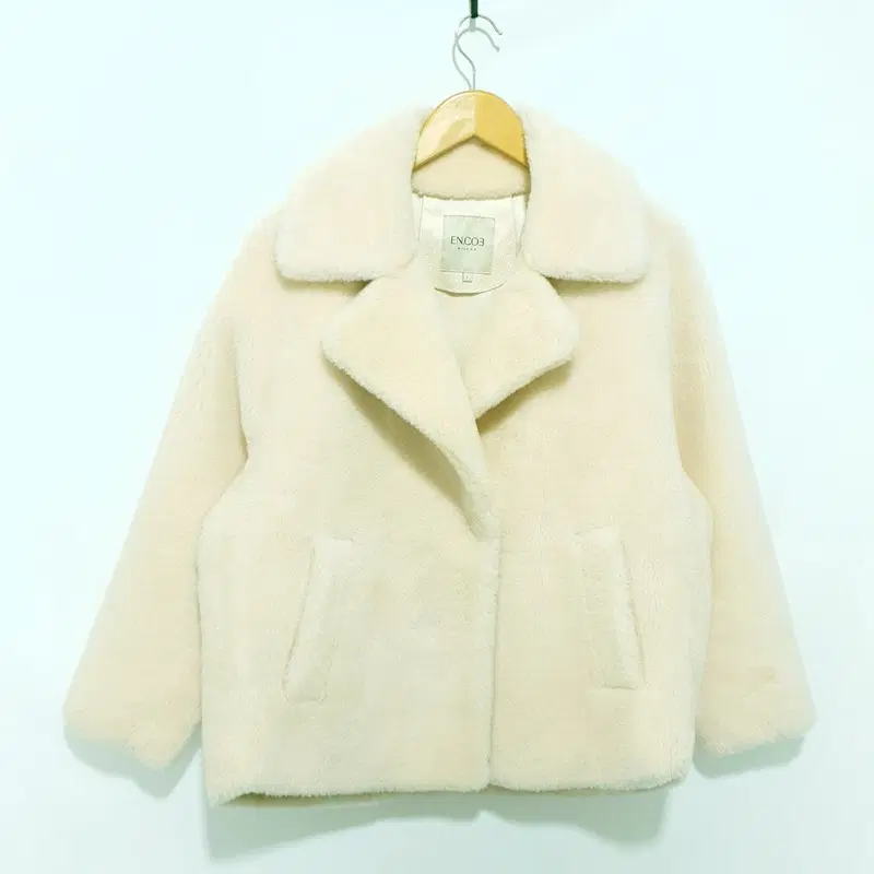 EN.COE 여성 양모 퍼 자켓 L_W0722