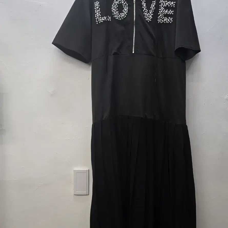 진주 후드 롱원피스