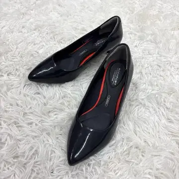 미사용급 ROCKPORT 하이힐 에나멜 스틸레토 22.5