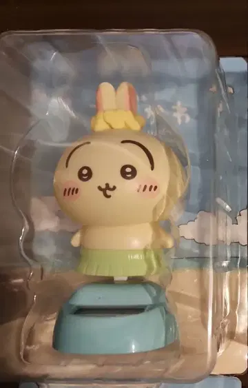 치이카와 (먼작귀) 솔라 목인형 피규어 토끼 클리어 카드 포함