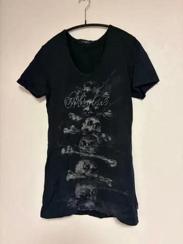 CIVARIZE 스컬 프린트 T셔츠 44 V계 y2k