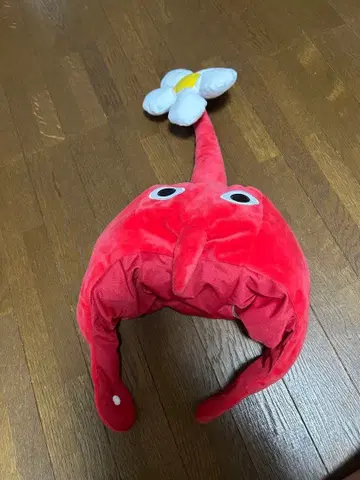 피크민 빨간 피크민 뒤집어쓰는 모자