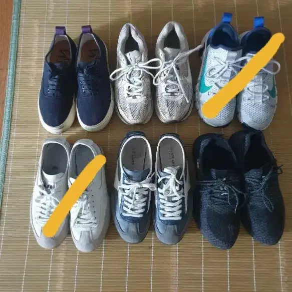 다양한 브랜드 운동화 모음240 각각가격