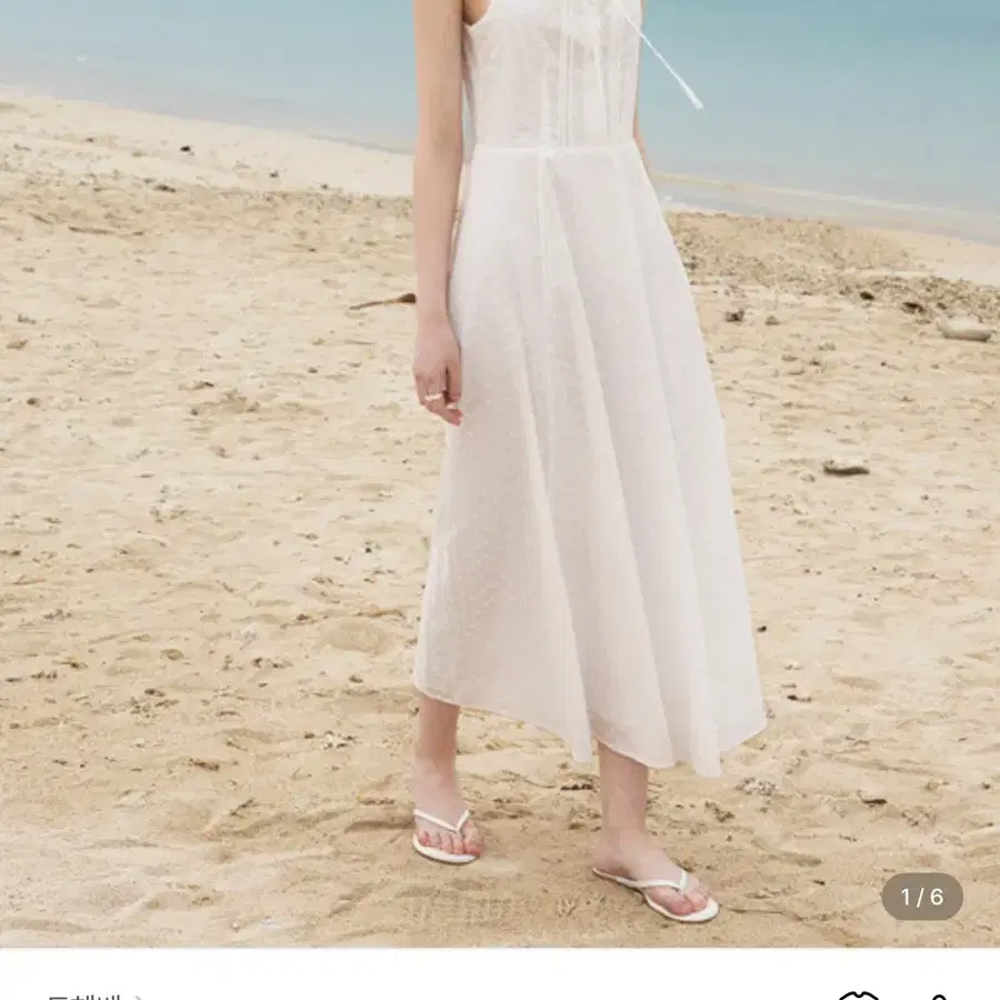 드헤베 Floral Jacquard Dress [Ivory]