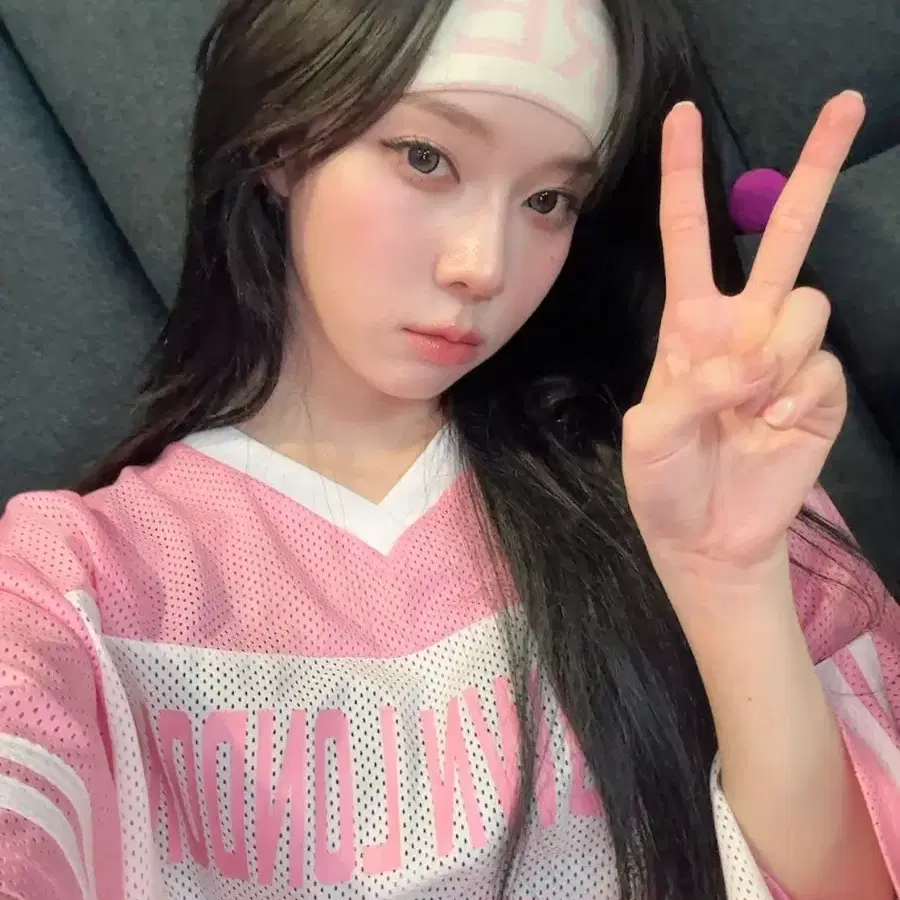 [새상품] erer 에르에르 헤어밴드 핑크 에스파 윈터 헤어밴드