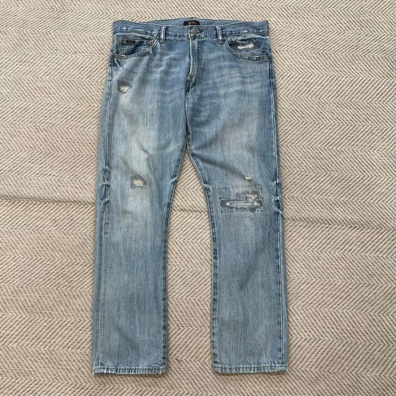 폴로랄프로렌 디스트로이드 패치 데님팬츠 r4284