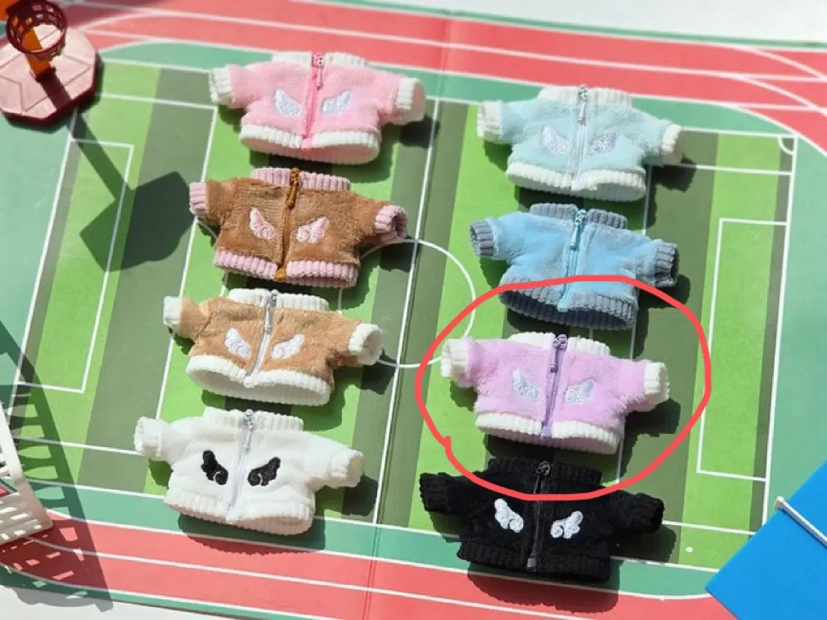 엔젤져지 10cm 옷장 솜인형 옷 무속성 속성
