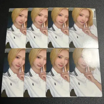 Hearts2Hearts 지우 ICONIC 일반ver 봉입 8장 트레이딩 카드