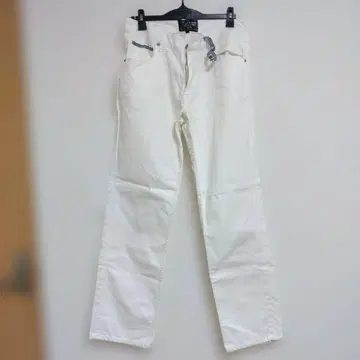Real Contents 화이트 치노 팬츠 32인치