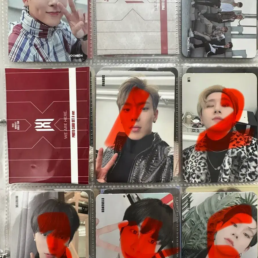 몬스타엑스 포토카드 팝니다.