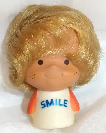 산리오 MARTY LINKS 소프트 비닐 인형 블랙 스킨 SMILE 1974년