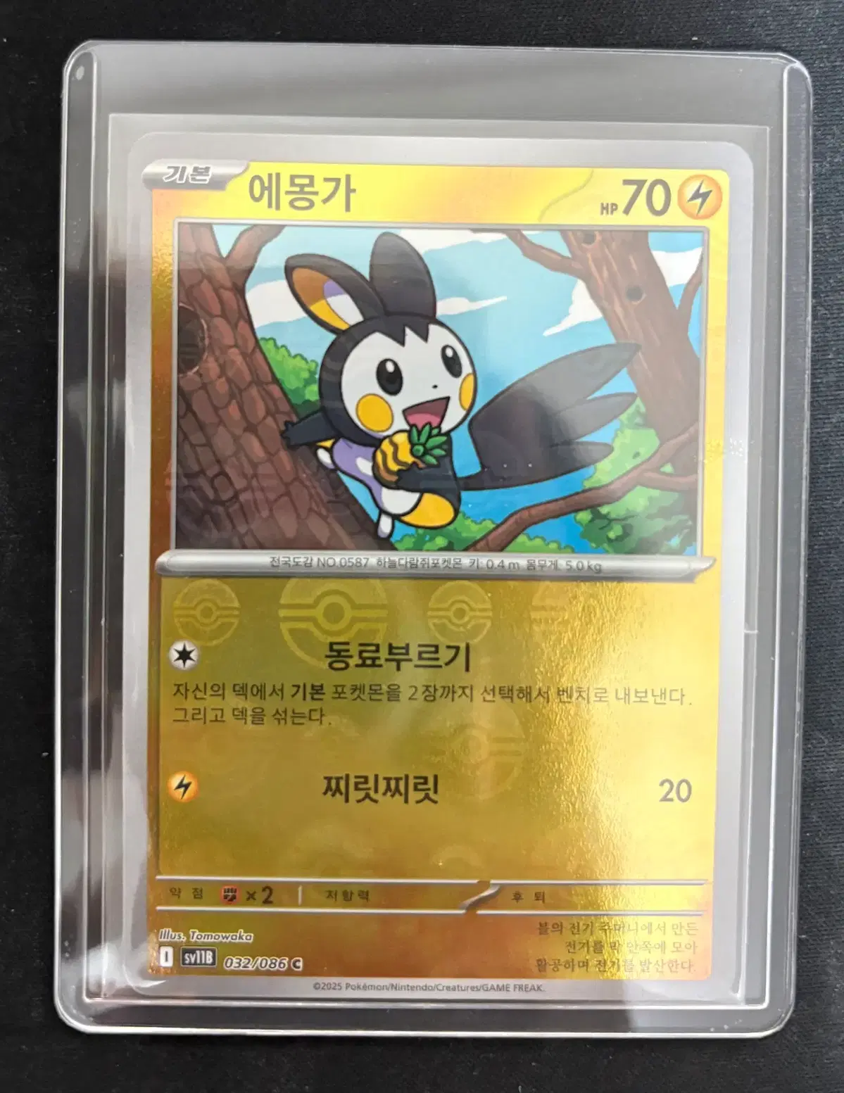 포켓몬카드 에몽가 몬스터볼 홀로