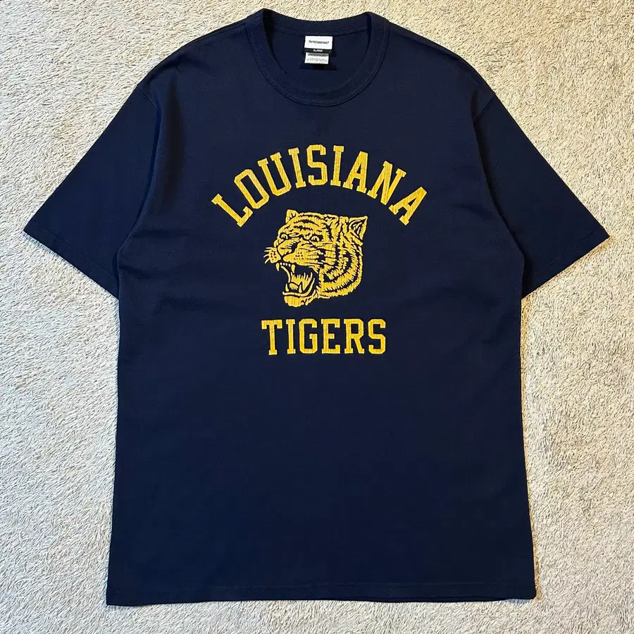[XL] 아웃스탠딩 LOUISIANA TIGERS 반팔 티셔츠 네이비