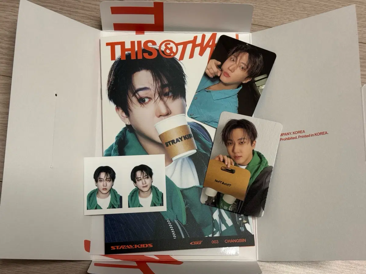 스트레이키즈 스키즈 디스앤댓 개봉 앨범 &버전 앤드 버전 개인반 창빈 풀셋