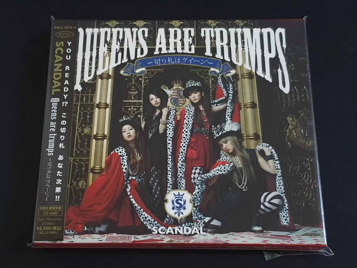 SCANDAL 스캔들 4집 앨범 Queens are trumps (CD+DVD) 스캔달 한정반