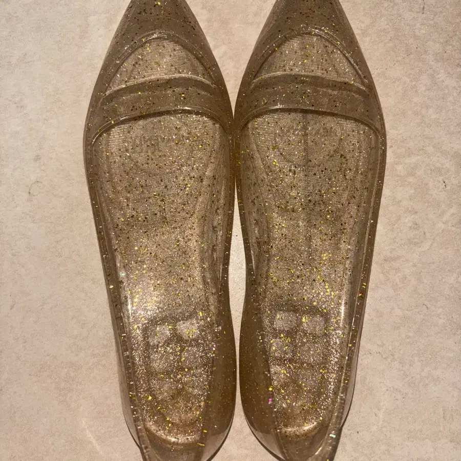 헤븐리젤리 젤리슈즈 Sleek Glitter Gold