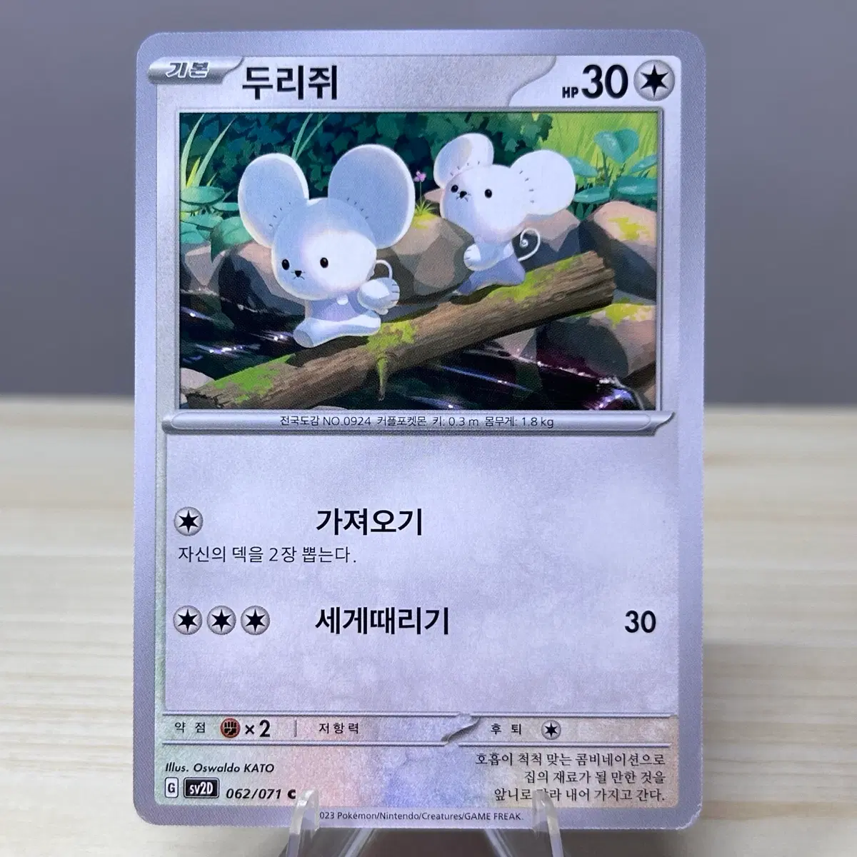 [포켓몬카드] 두리쥐 sv2D 062/071 C