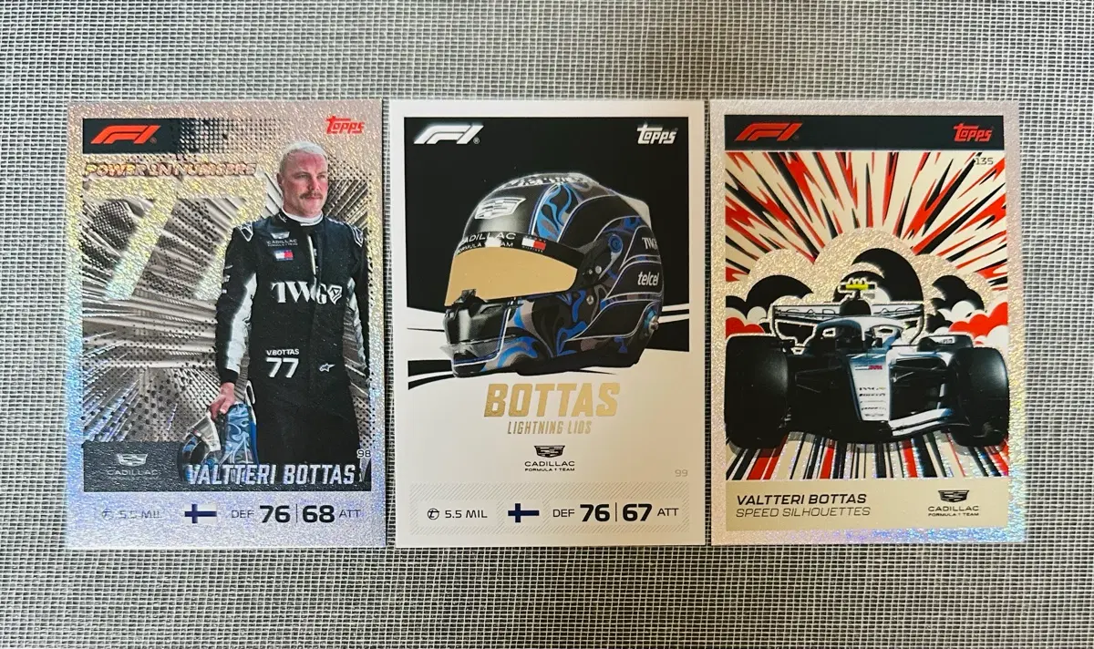 2026 F1 탑스 터보 어택 발테리 보타스 카드 일괄