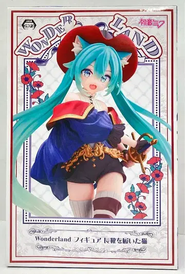 다이토 Wonderland 피규어 VOCALOID 하츠네 미쿠 장화 신은 고양이