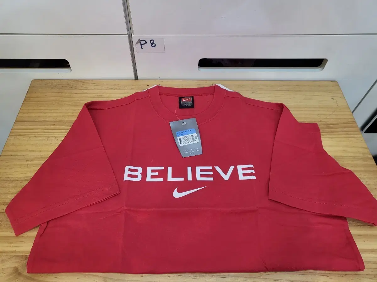 2002 나이키 TEAM BELIEVE 홍보용 빈티지 미사용 데드스탁 M/95