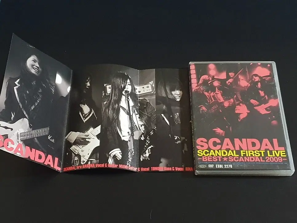 스캔달 라이브 공연 영상 FIRST LIVE BEST SCANDAL 2009 DVD