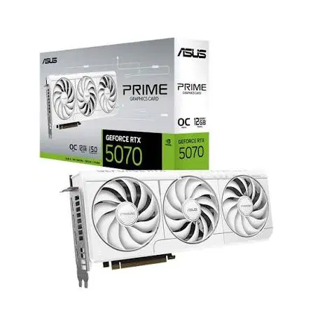ASUS PRIME 지포스 RTX 5070 WHITE OC D7 12GB 미개봉 새제품