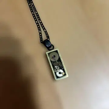 [ 하나뿐인 ] 빈티지 시계 부품 목걸이 직사각형