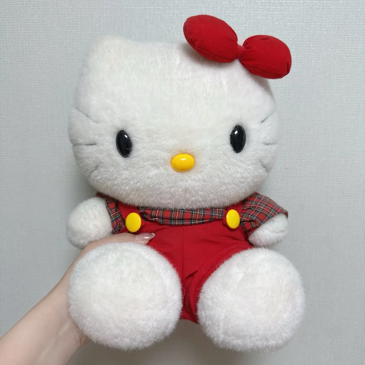 산리오 고전 멜빵 키티 인형