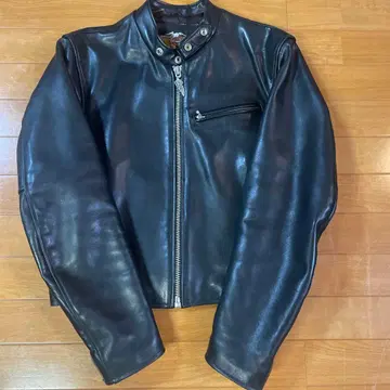 Harley-Davidson 싱글 라이더 가죽 자켓 천연 가죽 소가죽