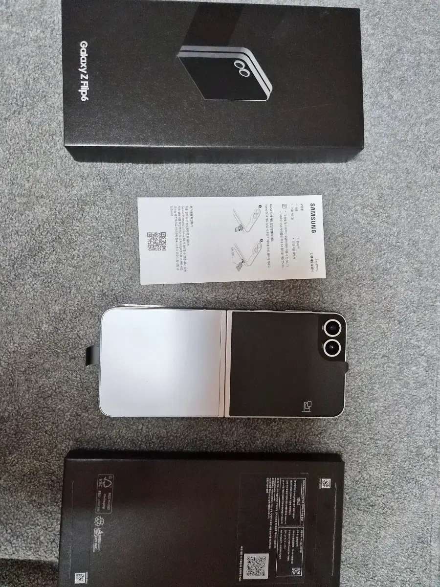 갤럭시 Z플립6 512GB 새제품 풀박스 공기계 미사용