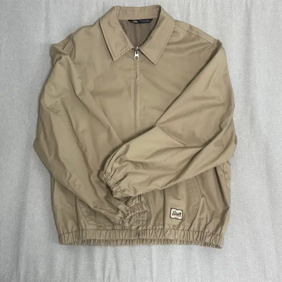 ZARA 코튼 스트릭처 점퍼 S