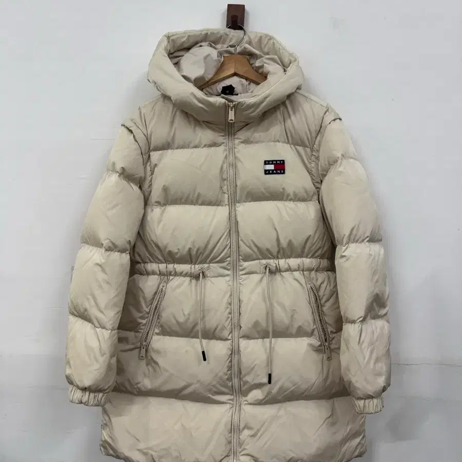 (S)타미진스 아이보리 오리털 롱패딩