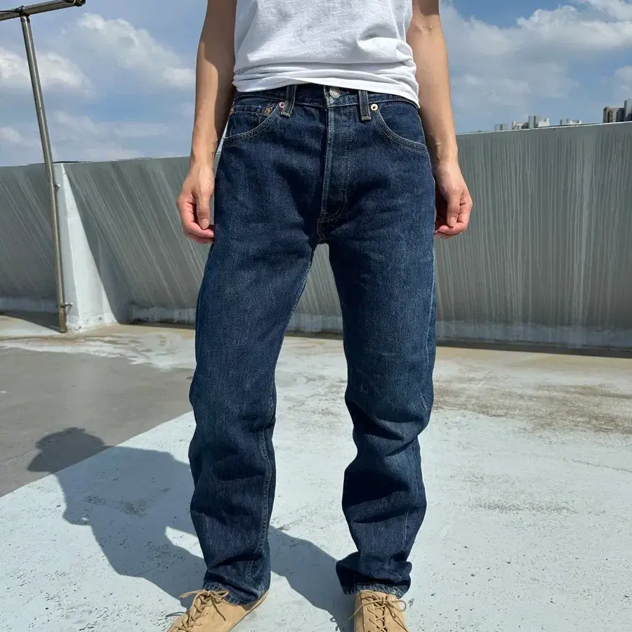 Levis 90s 리바이스 501 인디고 데님팬츠(W28 L30)