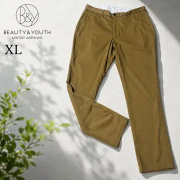 BEAUTY&YOUTH 치노 팬츠 XL 일본제 슬림 레그 테이퍼드