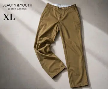 BEAUTY&YOUTH 치노 팬츠 XL 일본제 슬림 레그 테이퍼드