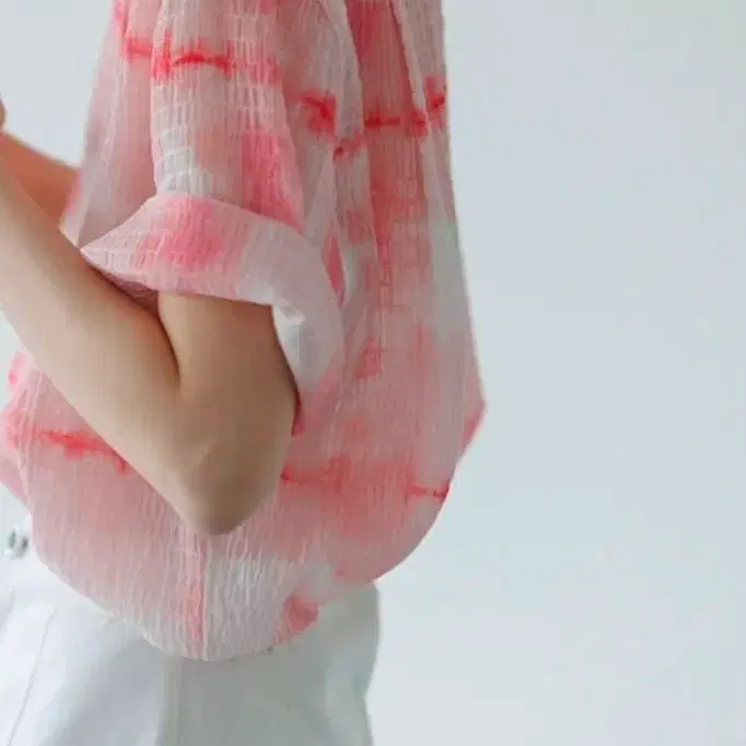 아뜰리에에디션 타이다이블라우스