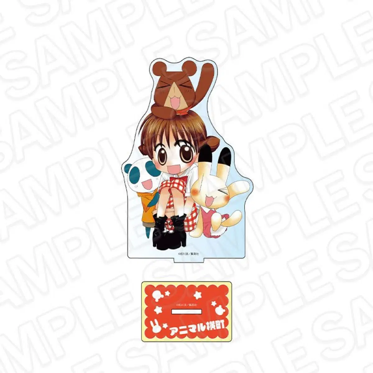 두근두근 비밀친구 리본 70주년 카페 아크릴 피규어 스탠드 애니멀 요코쵸 굿즈