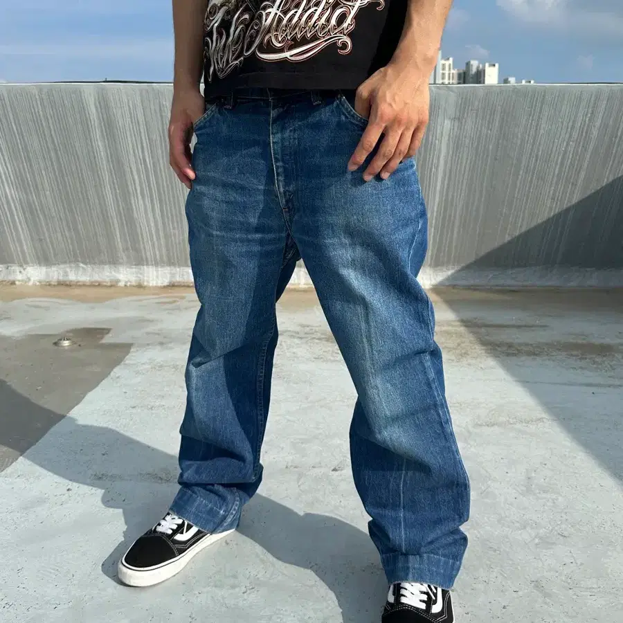 Levis 80s 리바이스 629 오렌지탭 데님팬츠(W34 L36)
