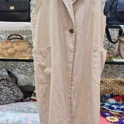 VISIT IN NEW YORK 비지트인뉴욕 루즈핏 롱베스트 55 66 77 88 99 프리사이즈